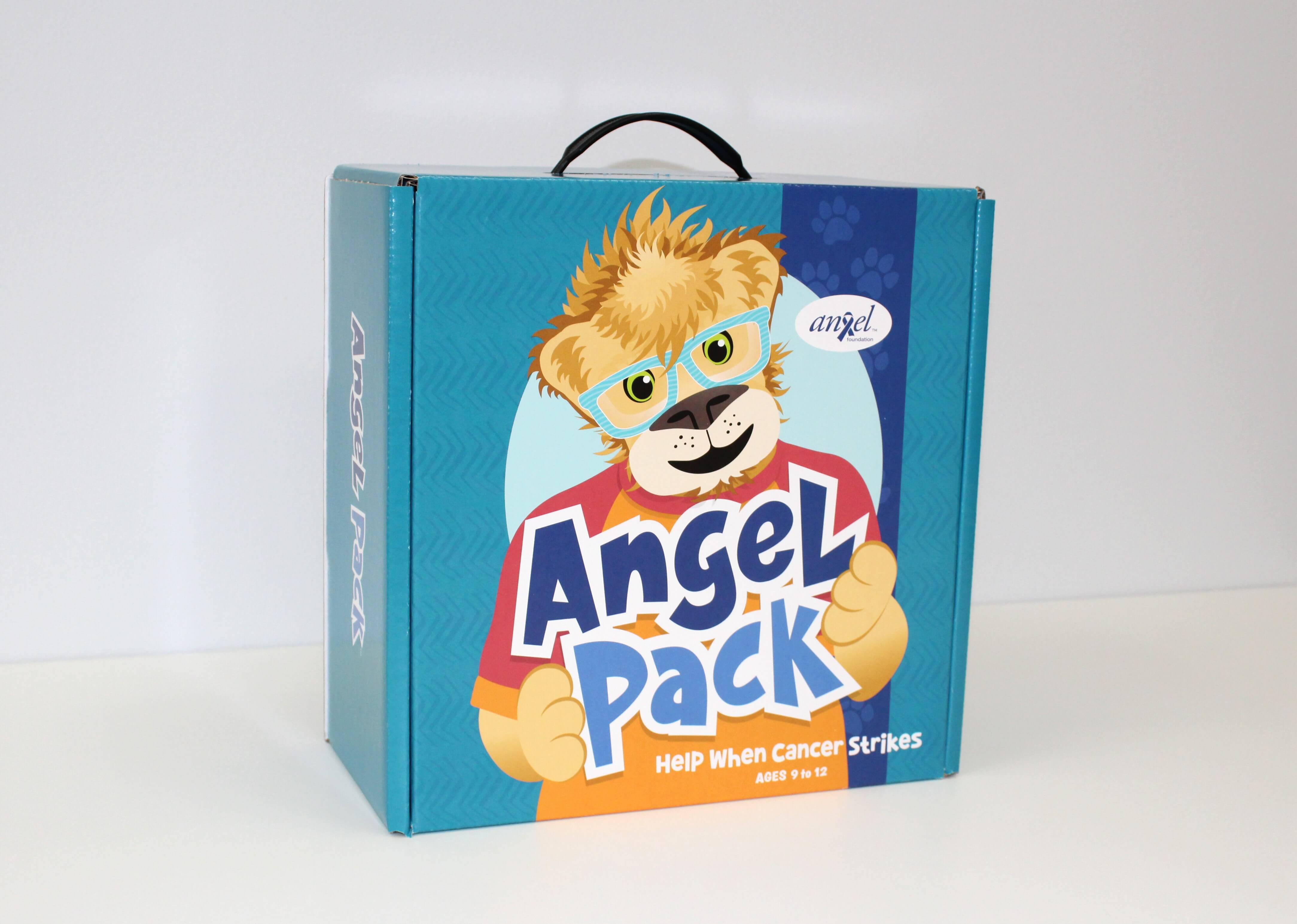 A Preteen Angel Pack™ spread out around Rory the Lion.