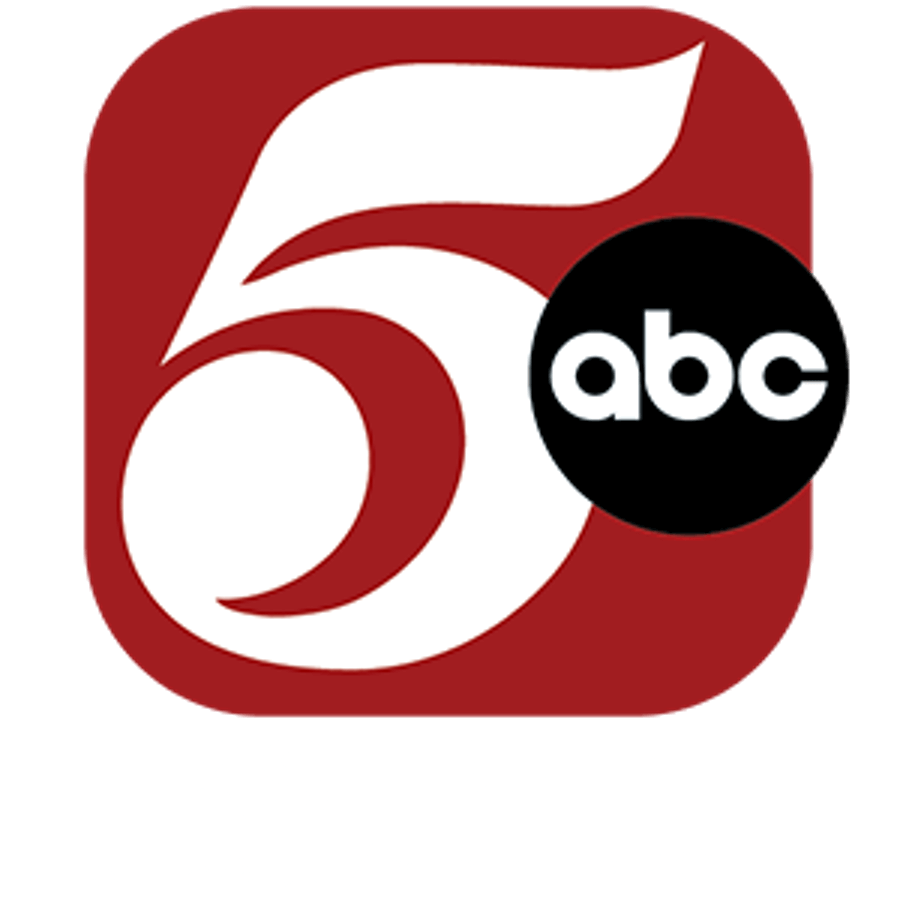 5 Eyewitness News Logo of a white 5 on a red background.