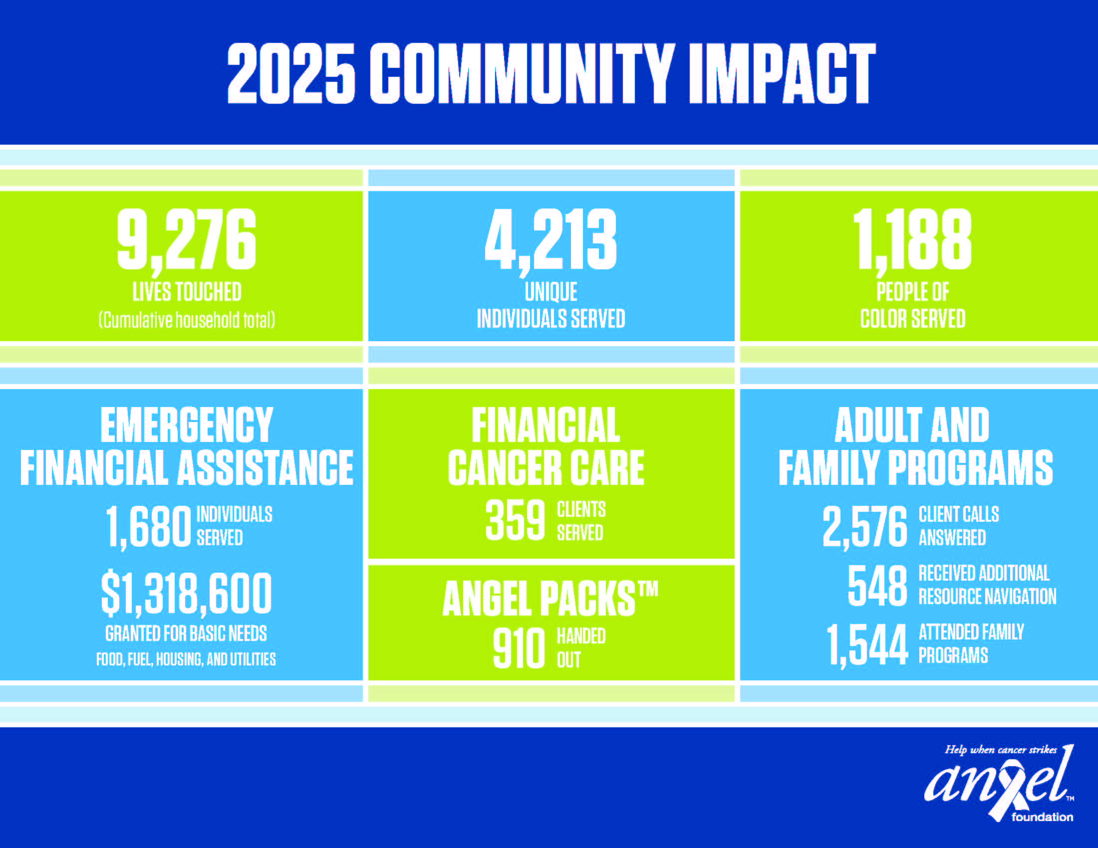 A Community Impact Infographic.